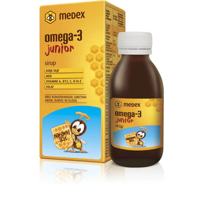Omega3 Junior, syrup, 140ml Medex D.O.O.