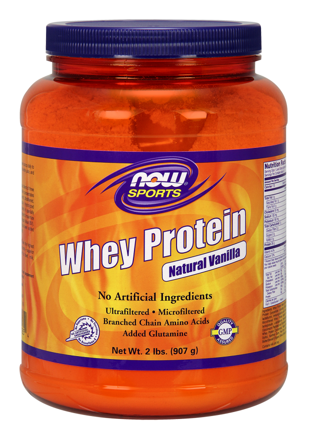 NOW Whey Protein Vanilla 2lb New Country Healthcare LLC