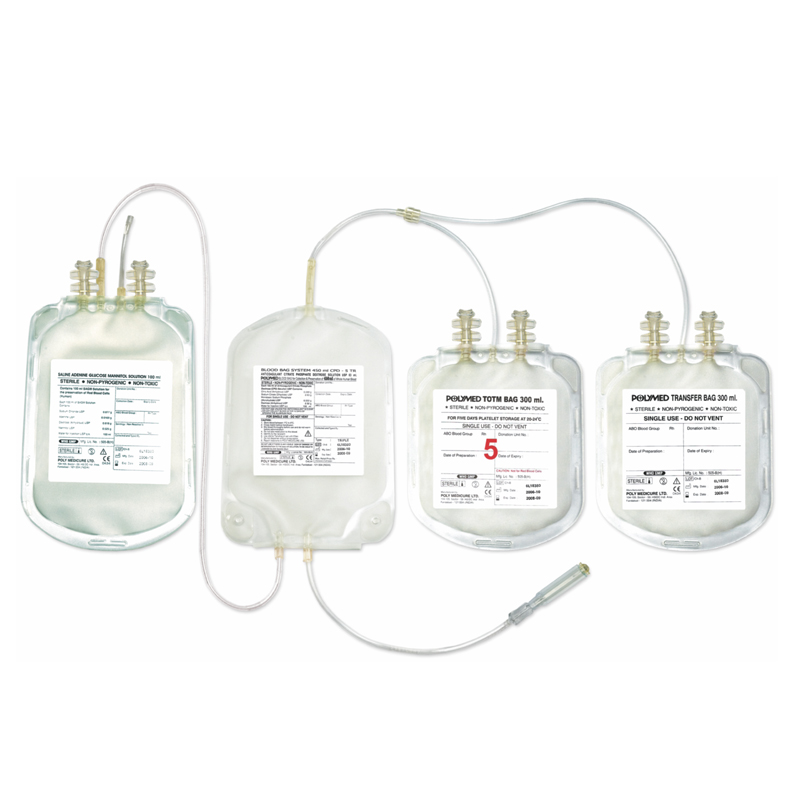 Top and Bottom Extraction Bag System Poly Medicure Ltd.