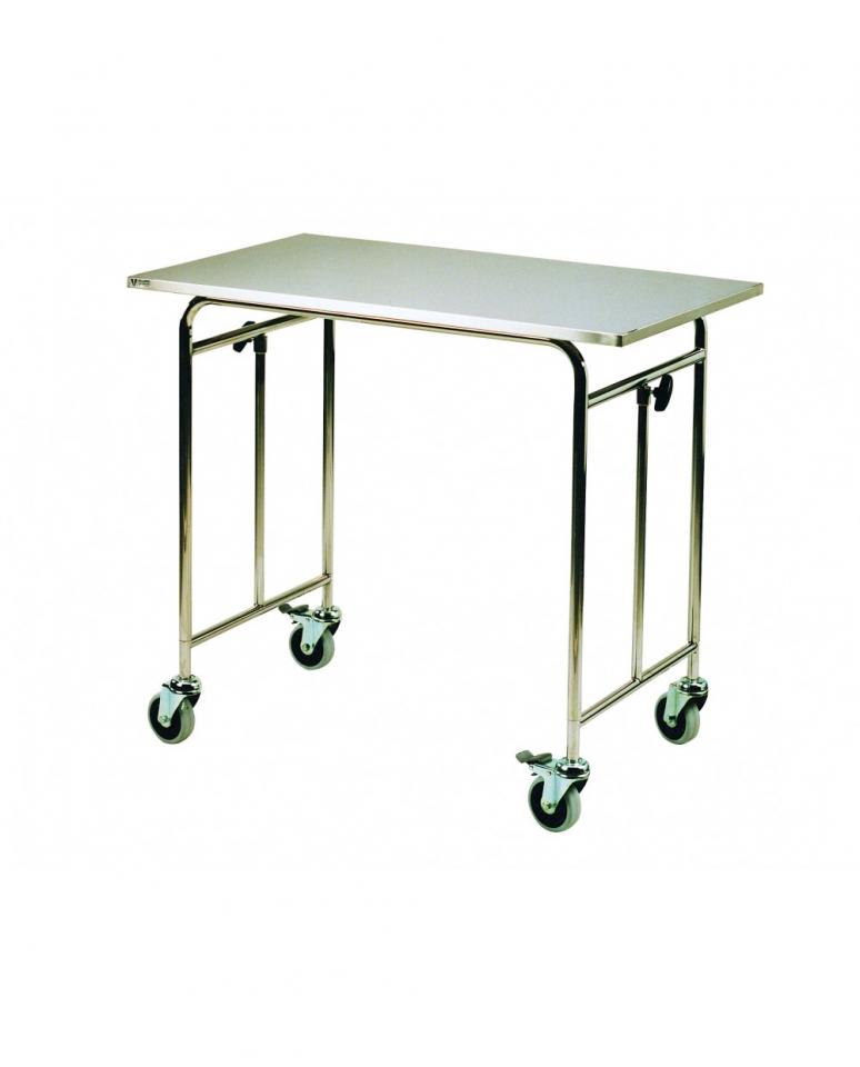 STAINLESS STEEL BRIDGE TABLE 100 X60 CM VILLARD