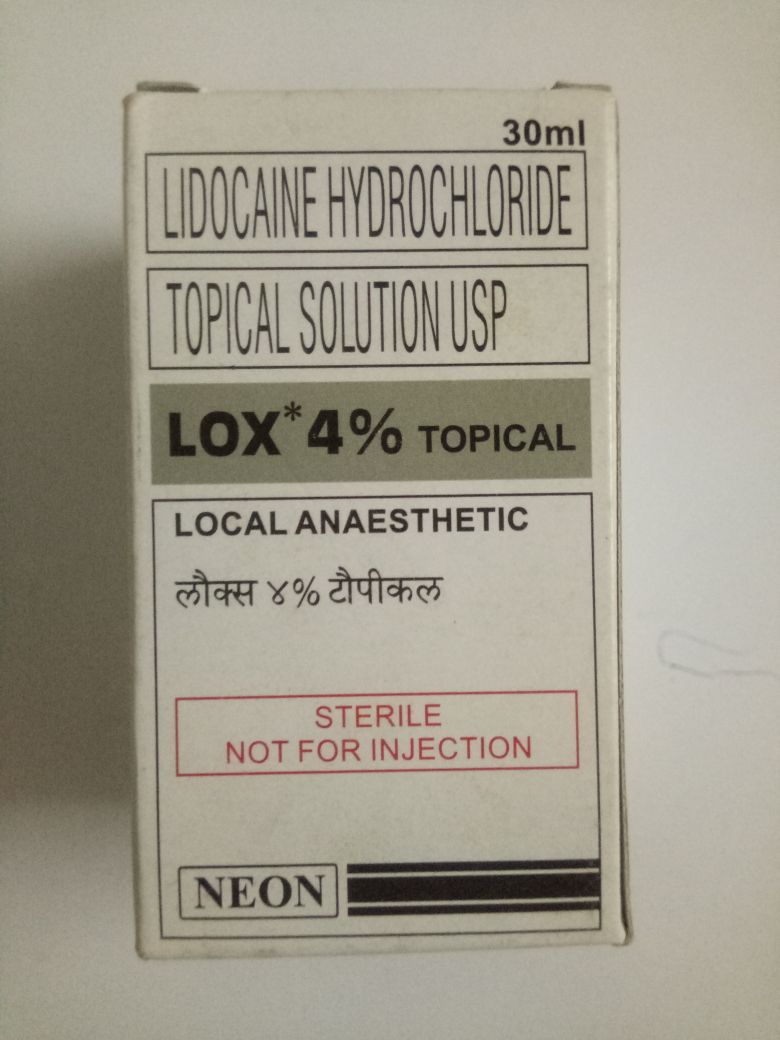 Lox*4 Topical (Lidocaine Hydrochloride Topical solution) Kings Global Biotech Ltd.