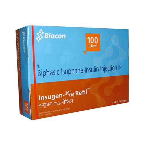 INSUGEN 30/70 100 iu / ml (Biphasic Isophane Insulin) Kings Global