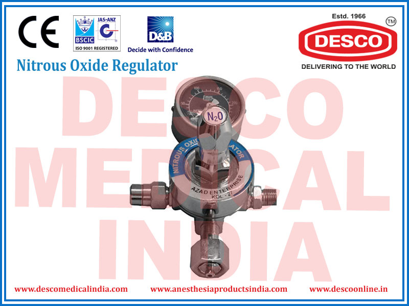 NITROUS OXIDE REGULATOR DELUXE SCIENTIFIC SURGICO PVT LTD