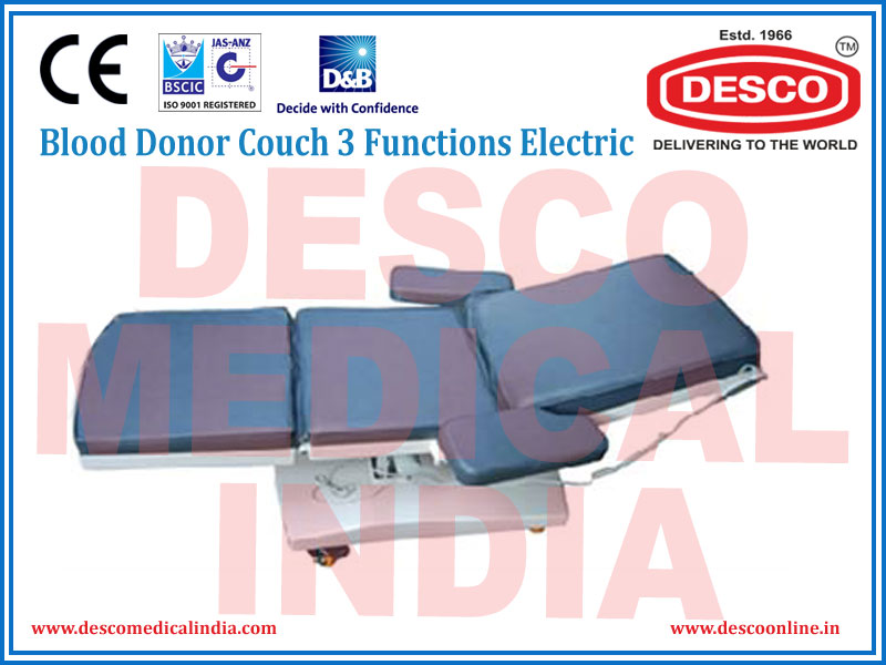 Blood Donor Couch 3 Functions Electric Deluxe Scientific Surgico