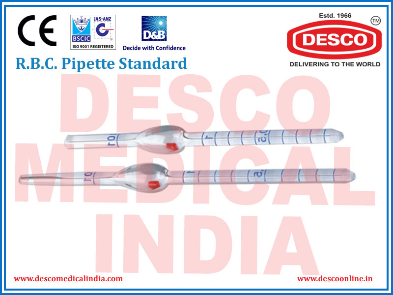 R.B.C. PIPETTE STANDARD DELUXE SCIENTIFIC SURGICO PVT LTD