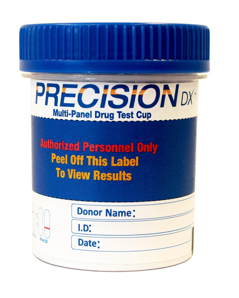 Precision DX 12 Panel Cup (THC/COC/AMP/OPI300/mAMP/PCP/BAR/BZO/MTD