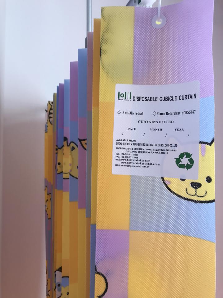 Printed Disposable Curtains Suzhou Tianfeng Environmental