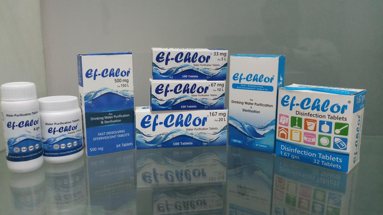 Ef Chlor ( Water Purification Tablets ) HIND PHARMA