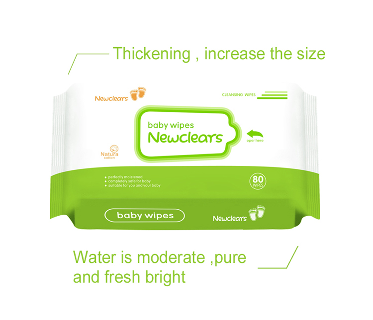 40 gsm ,45gsm,50gsm wet wipes/ wood pulp wet wipes Xiamen Newclears