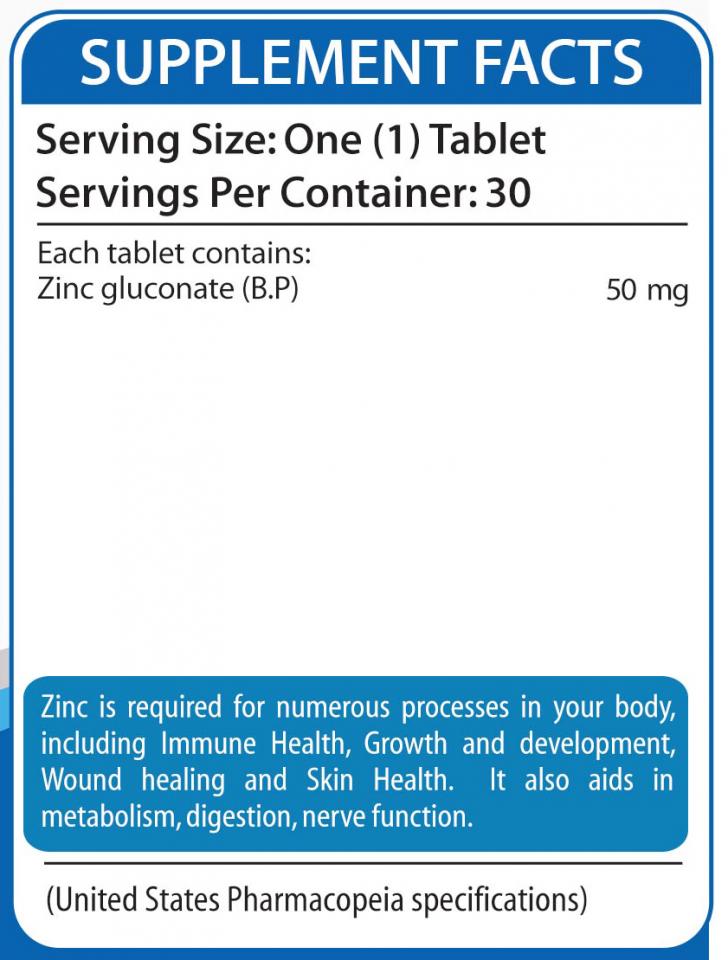 NUZINC Zinc Gluconate Nutrifactor