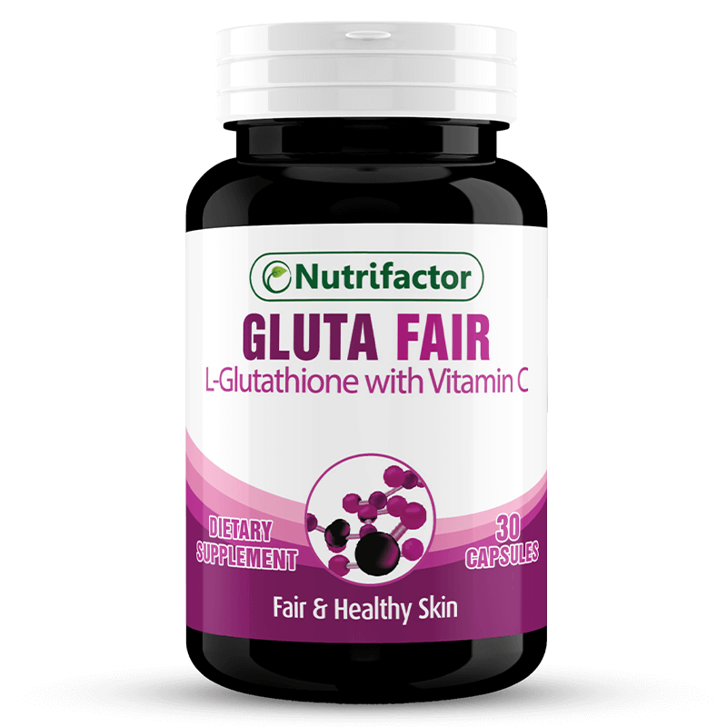 GLUTA FAIR Glutathione Vitamin C Promotes Fair & Healthy Skin
