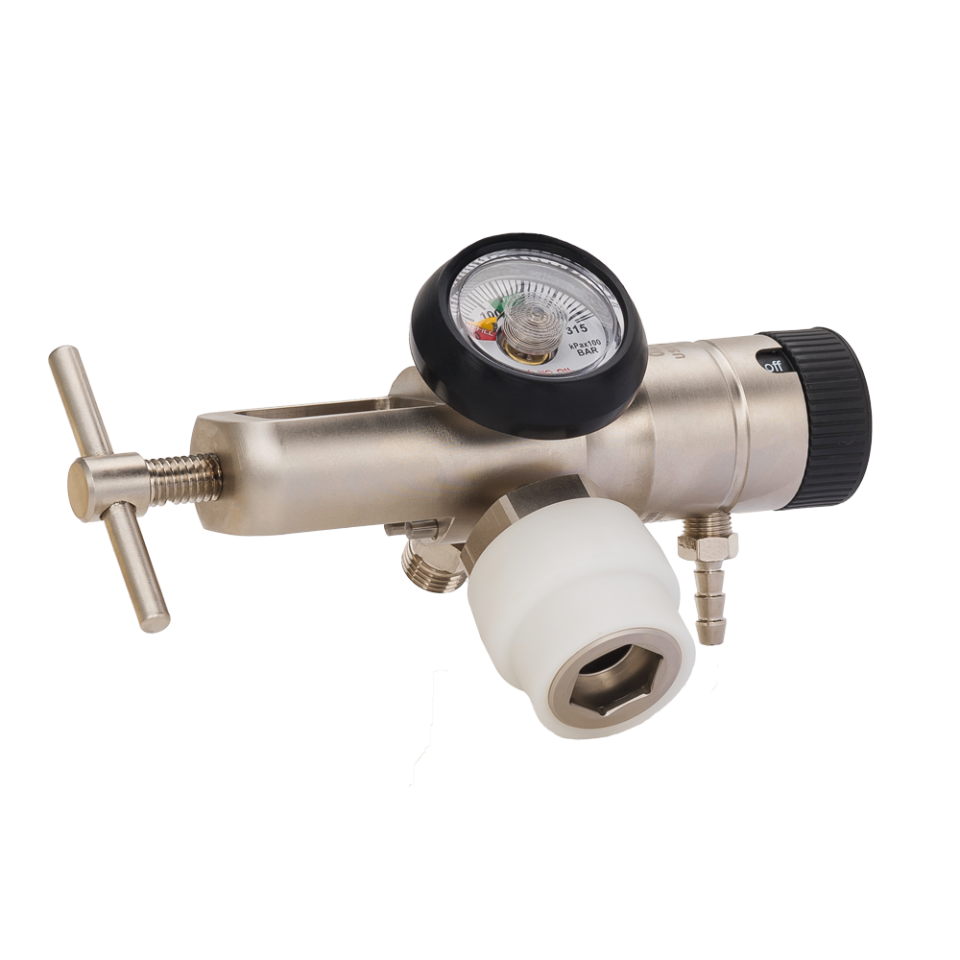 Oxygen Regulator (Pin Indexed yoke inlet) Silbermann Technologies