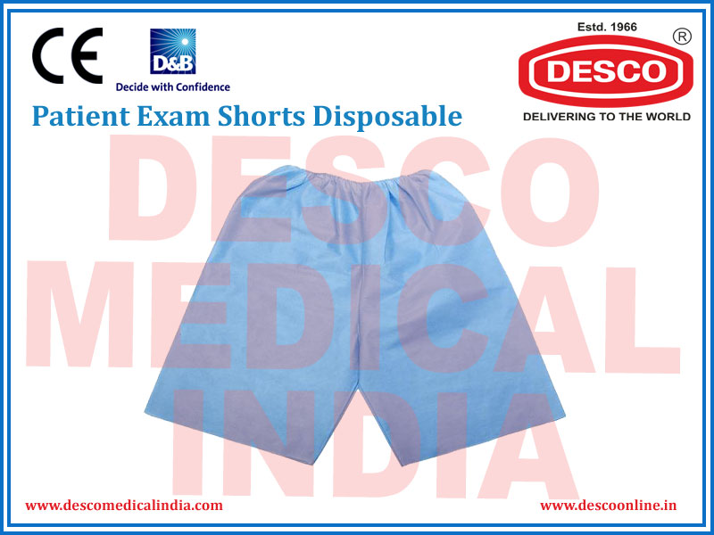 PATIENT EXAM SHORTS DISPOSABLE DELUXE SCIENTIFIC SURGICO PVT LTD
