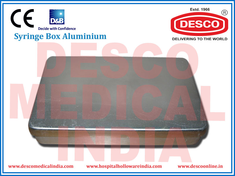 SYRINGE BOX ALUMINIUM DELUXE SCIENTIFIC SURGICO PVT LTD