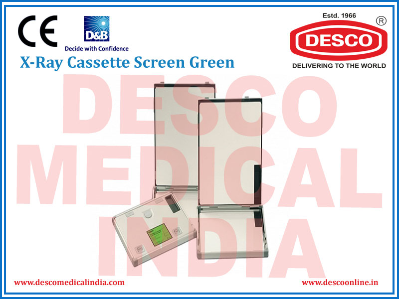 XRAY CASSETTE SCREEN GREEN DELUXE SCIENTIFIC SURGICO PVT LTD