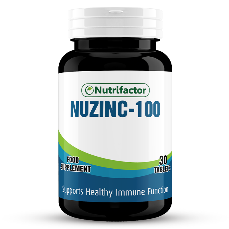 Nuzinc 100 mg I Zinc l Vitamin C Nutrifactor