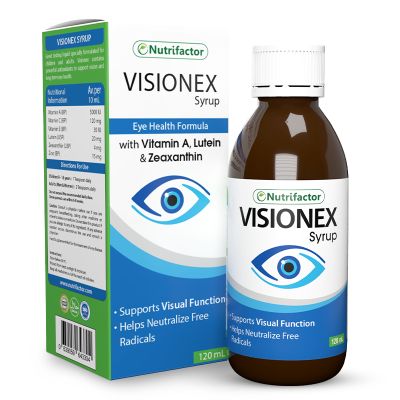 Visionex Syrup I Lutein I Zeaxanthin Nutrifactor