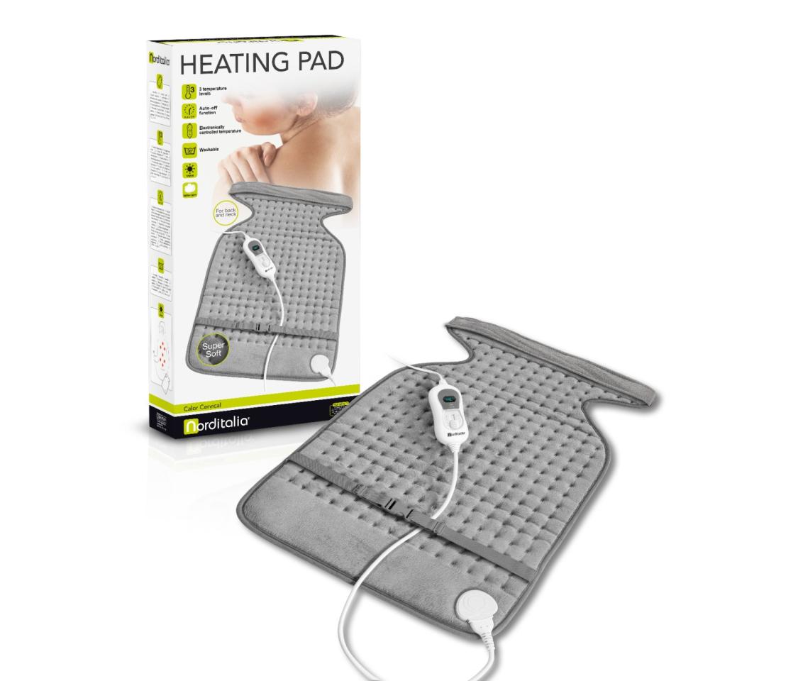 Calor Cervical, Heating Pad, ultra soft, 3 temperatures. Heating pad