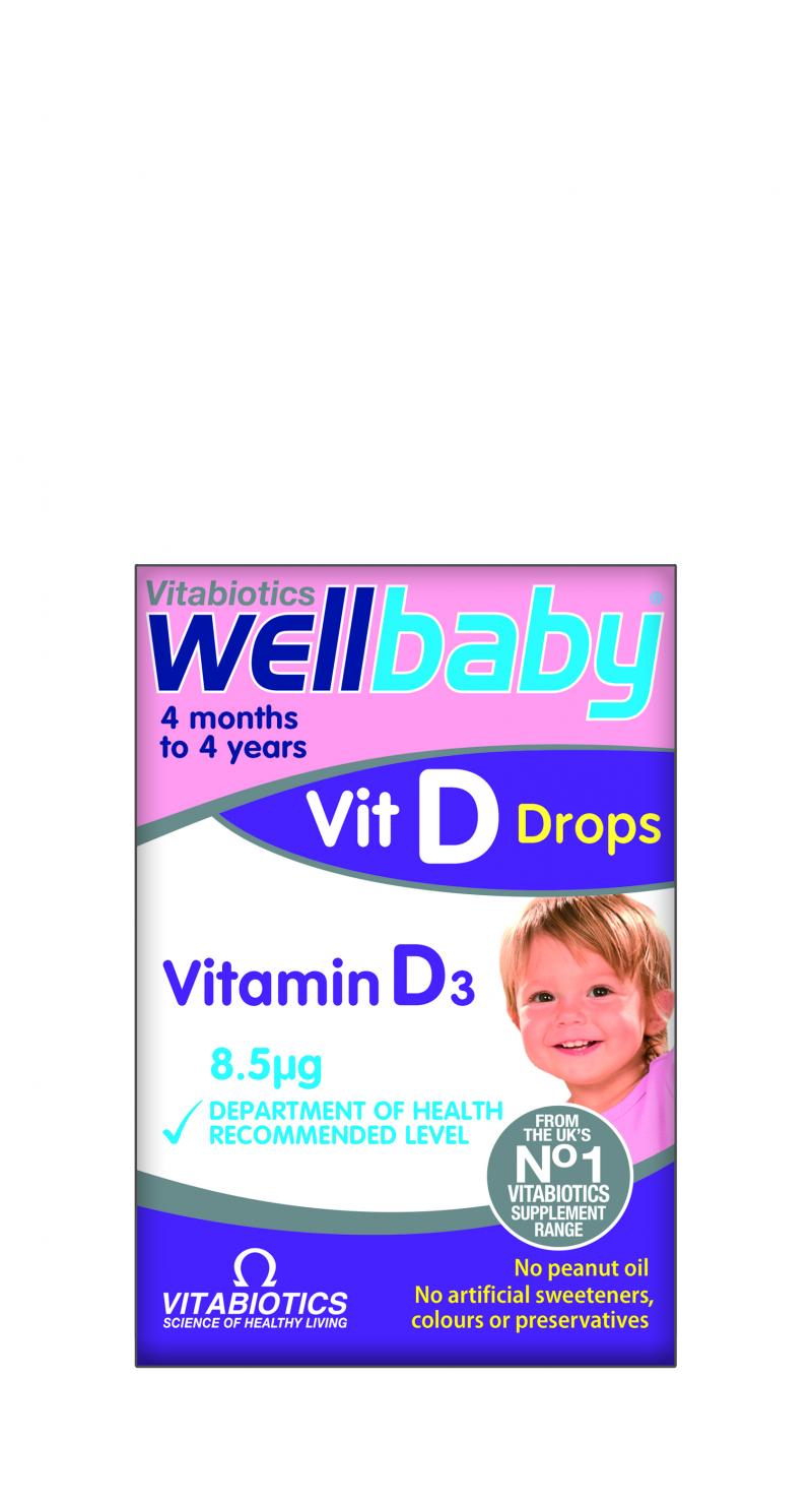 Vitabiotics Wellbaby Vit D Drops 30 ml New Country Healthcare LLC