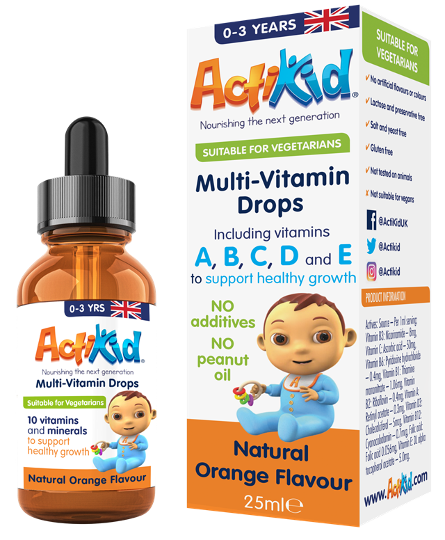 ActiKid® MultiVitamin Drops 25ml ActiKid Ltd.