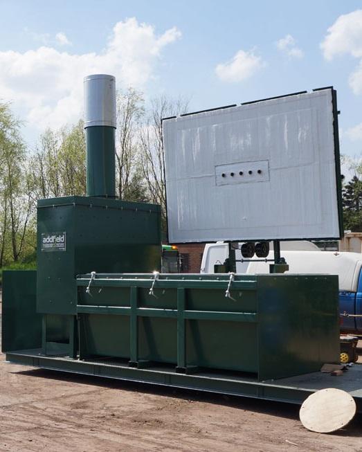 Skid Mounted Incinerator Heavy Duty Addfield Medical Incinerators