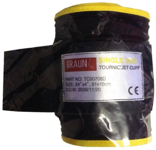 Disposable Tourniquet Cuff Single Bladder Type Braun & Company Ltd