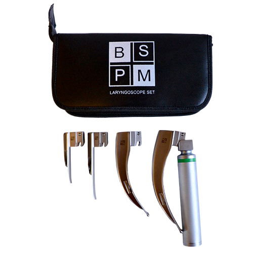 4 Blade Laryngoscope Set Fibre Optic Be Safe Paramedical