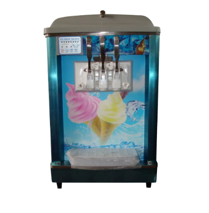 DOUBLE BARREL TABLE MODEL SOFT SERVE MACHINE WITH REFRIGERATED HOPPER - SSM1001 DOUBLE BARREL TABLE MODEL SOFT SERVE MACHINE WITH REFRIGERATED HOPPER - SSM1001
