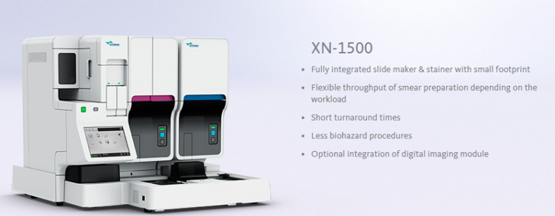XN-1500 – Count. Smear. Stain. All-in-one haematology XN-1500 – Count. Smear. Stain. All-in-one haematology