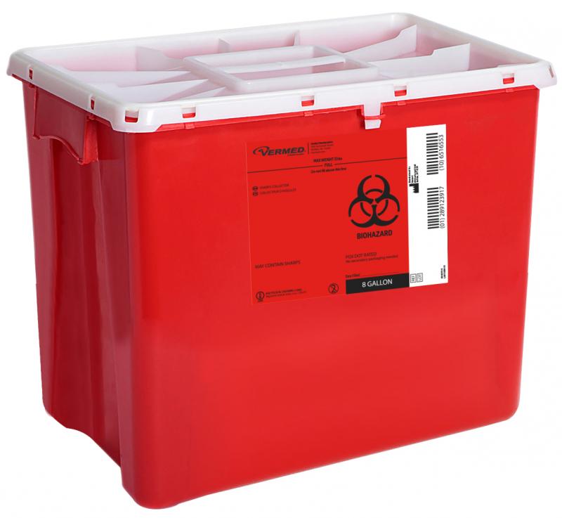 Disposable Medical Waste & Sharps Containers Vermed, A Nissha Company