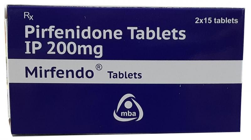 Mirfendo 200 MG ( Pirfenidone) | MBA Pharmaceuticals Pvt Ltd