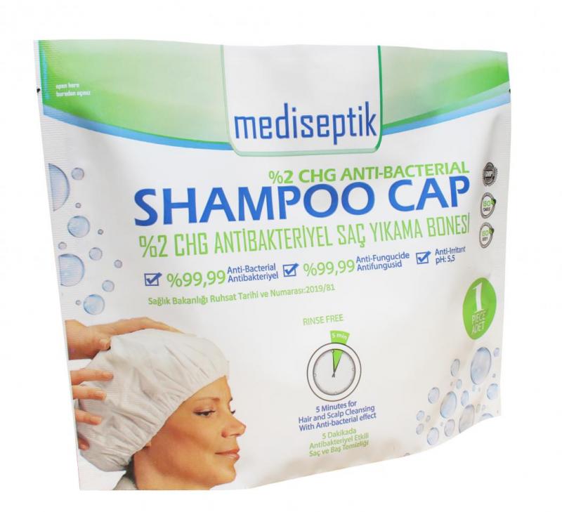 Antibacterial Shampoo Cap Wash Cap Medoffice Saglik Endustri A.S.