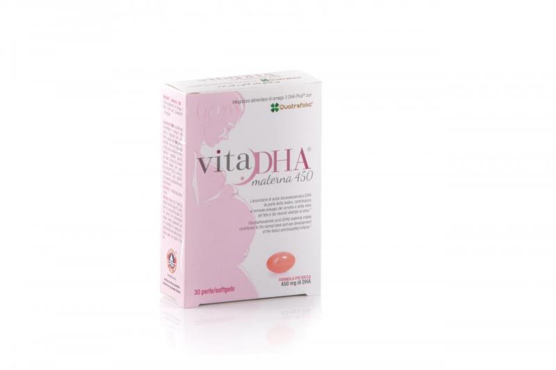 VitaDHA® Materna - Quatrefolic® and omega-3 DHA for pregnancy supplement VitaDHA® Materna - Quatrefolic® and omega-3 DHA for pregnancy supplement