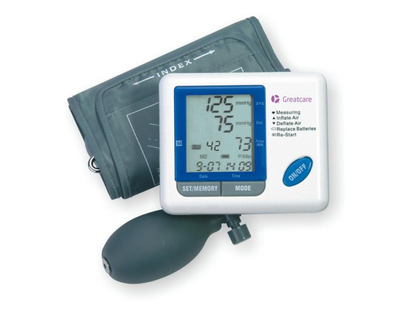Semiauto Digital Blood Pressure Monitor Ningbo Greatcare Trading Co Ltd