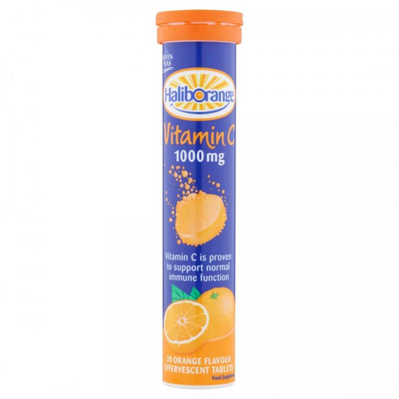 Haliborange Effervescent Vitamin 'C' Orange Flavour Tablets 20's