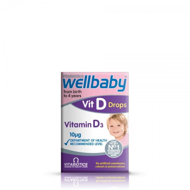 Vitabiotics Wellbaby Vit D Drops 30ml Connective Pharma Ltd