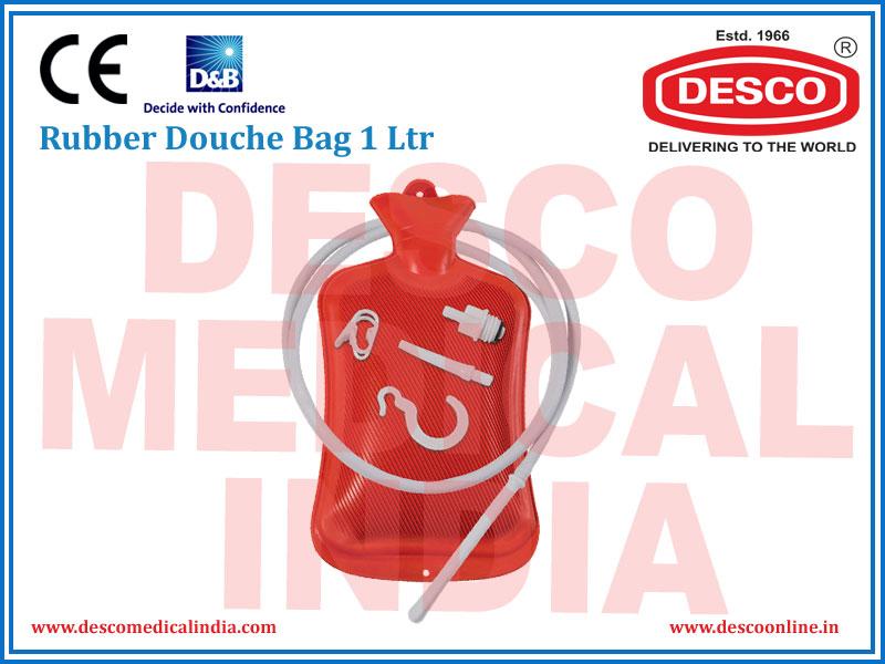 RUBBER DOUCHE BAG 1 LTR DELUXE SCIENTIFIC SURGICO PVT LTD