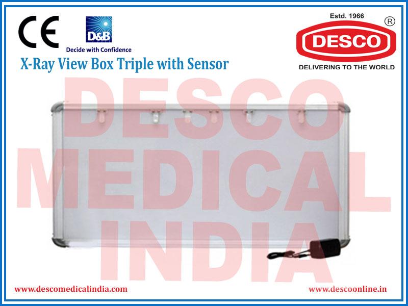 XRAY VIEW BOX TRIPLE WITH SENSOR DELUXE SCIENTIFIC SURGICO PVT LTD