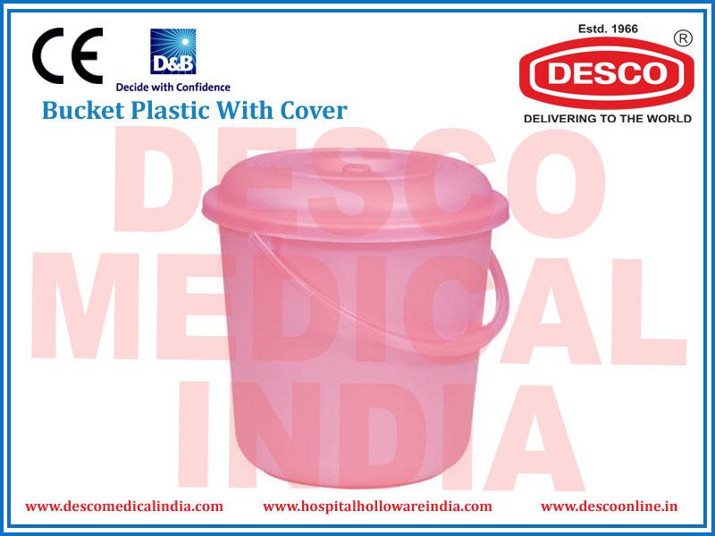 BUCKET PLASTIC WITH COVER DELUXE SCIENTIFIC SURGICO PVT LTD