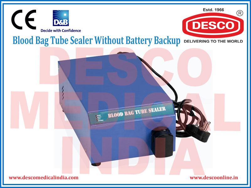 BLOOD BAG TUBE SEALER WITHOUT BATTERY BACKUP DELUXE SCIENTIFIC