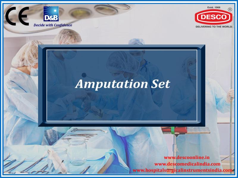 AMPUTATION SET DELUXE SCIENTIFIC SURGICO PVT LTD