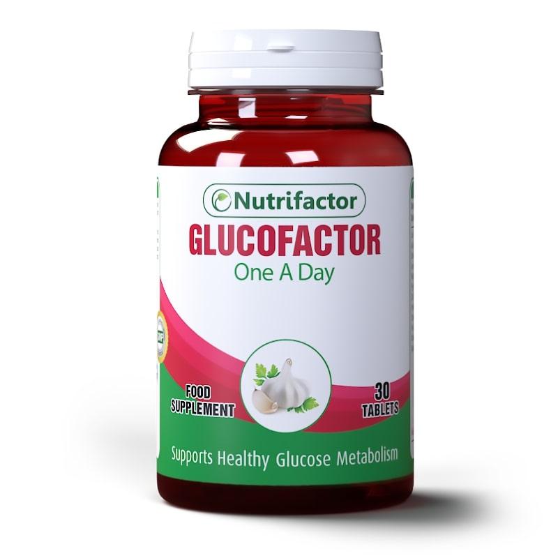GLUCOFACTOR Garlic Chromium Magnesium Blood Sugar Support