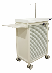 MODU-FLEX modular nursing trolley with roller shutter