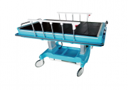 Sinomech Patient Transfer Vehicle SE-A Patient Transfer Vehicle SE-A is a truly unique and revolutional product in the world for the interpretation of the safety for both of patients and hospital staffs.