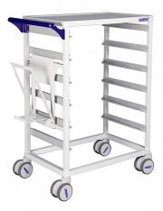 MODUL-iT Open nursing trolley with waste bag holder